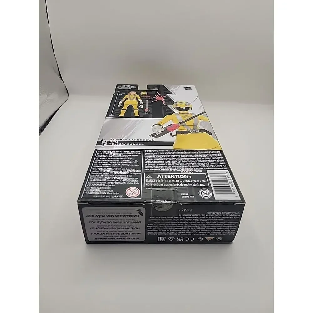 Power Rangers Lightning Collection RPM Yellow Ranger 6" Figure Hasbro *Flaw Box - Picture 5 of 5